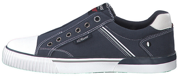 Atlete s.Oliver Slip Ons Offwhite, të kaltra