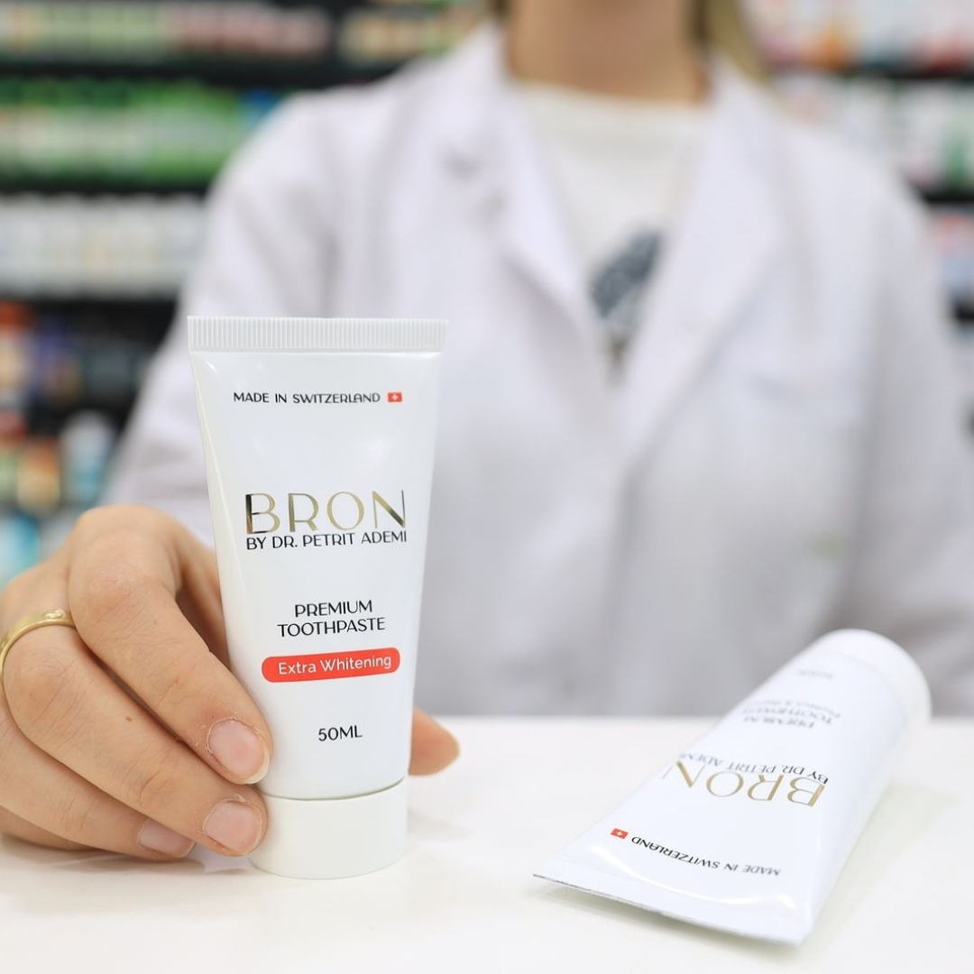Pastë për dhëmbë BRON PREMIUM TOOTHPASTE Extra Whitening, 50 ml