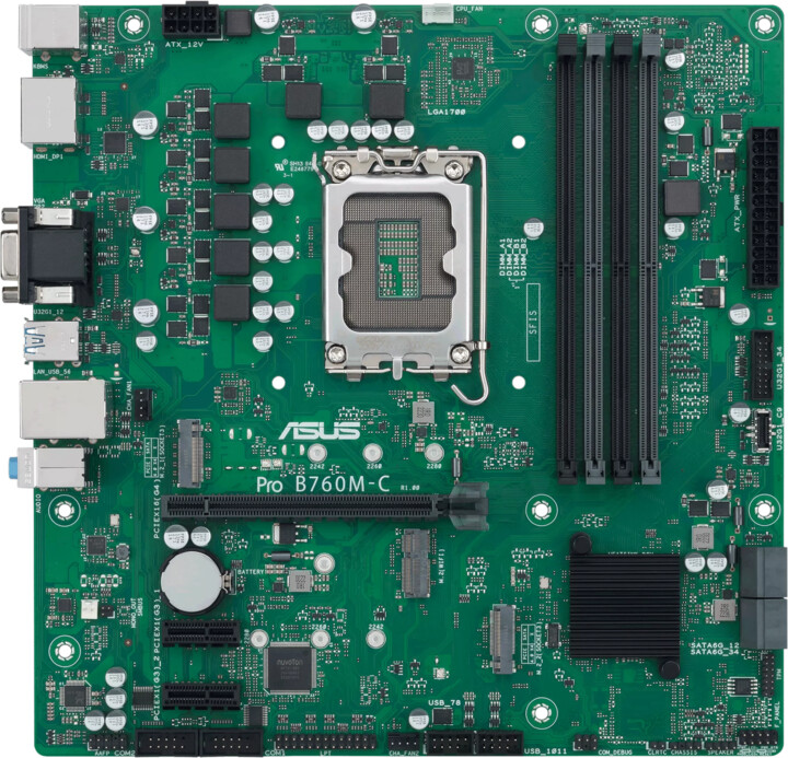 Матична плоча ASUS PRO B760M-C-CSM - Intel B760