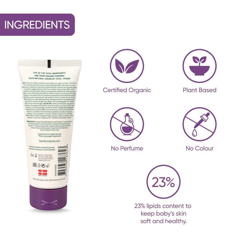 Krem hidratues për bebe dhe fëmijë Bambo Nature Body Lotion, 100ml