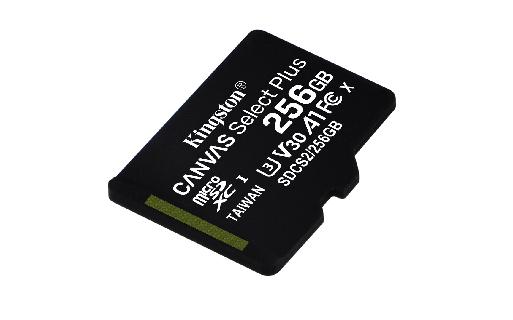 Kartë e memories Kingston Canvas Select Plus, MicroSDXC, 256 GB, Class 10 + përshtatës SD