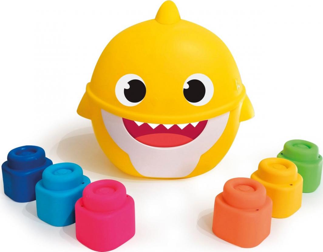 Lodër blloqe për fëmijë Clementoni Clemmy Bucket Baby Shark (17427)