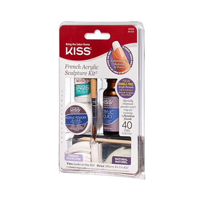 Set për thonjë artificial KISS French Sculpture Acrylic