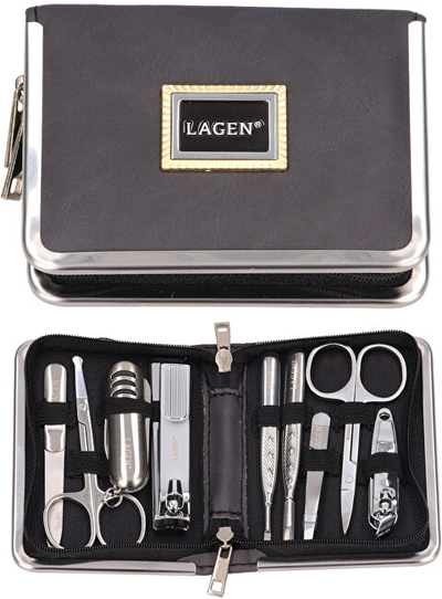 Set për manikyr Lagen, e hirtë