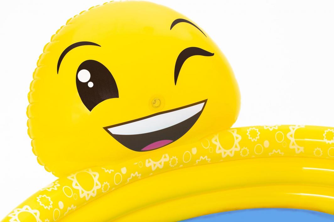 Pishinë për fëmijë Bestway Cheerful Emoticon, 165x144cm