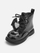 Çizme Shiny Bow  Black
