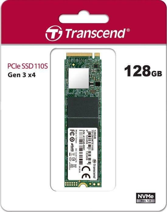 Disk SSD Transcend 110S, 128GB, M.2 2280 PCI-E x4 Gen3 NVMe