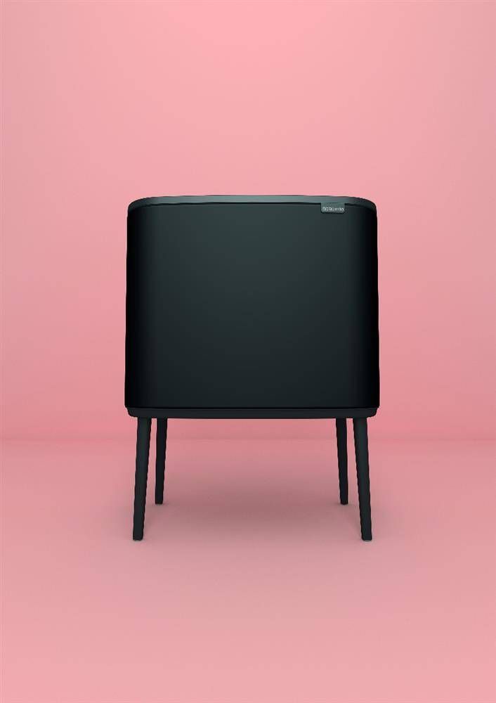 Shportë mbeturinash Brabantia New Icon, e zezë