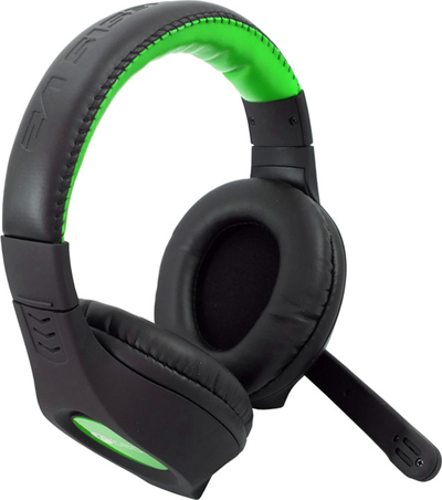 Kufje C-Tech Nemesis V2 GHS-14G, të zeza/ të gjelbërta