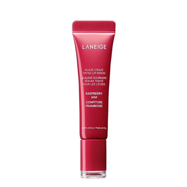 Serum për buzë Laneige Glaze Craze Tinted Lip Serum Raspberry Jam, 12 g