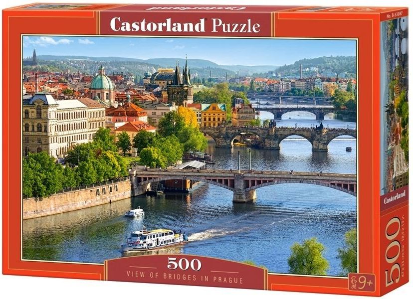 Enigmë Castorland - View of Bridges in Prague, 500 elemente