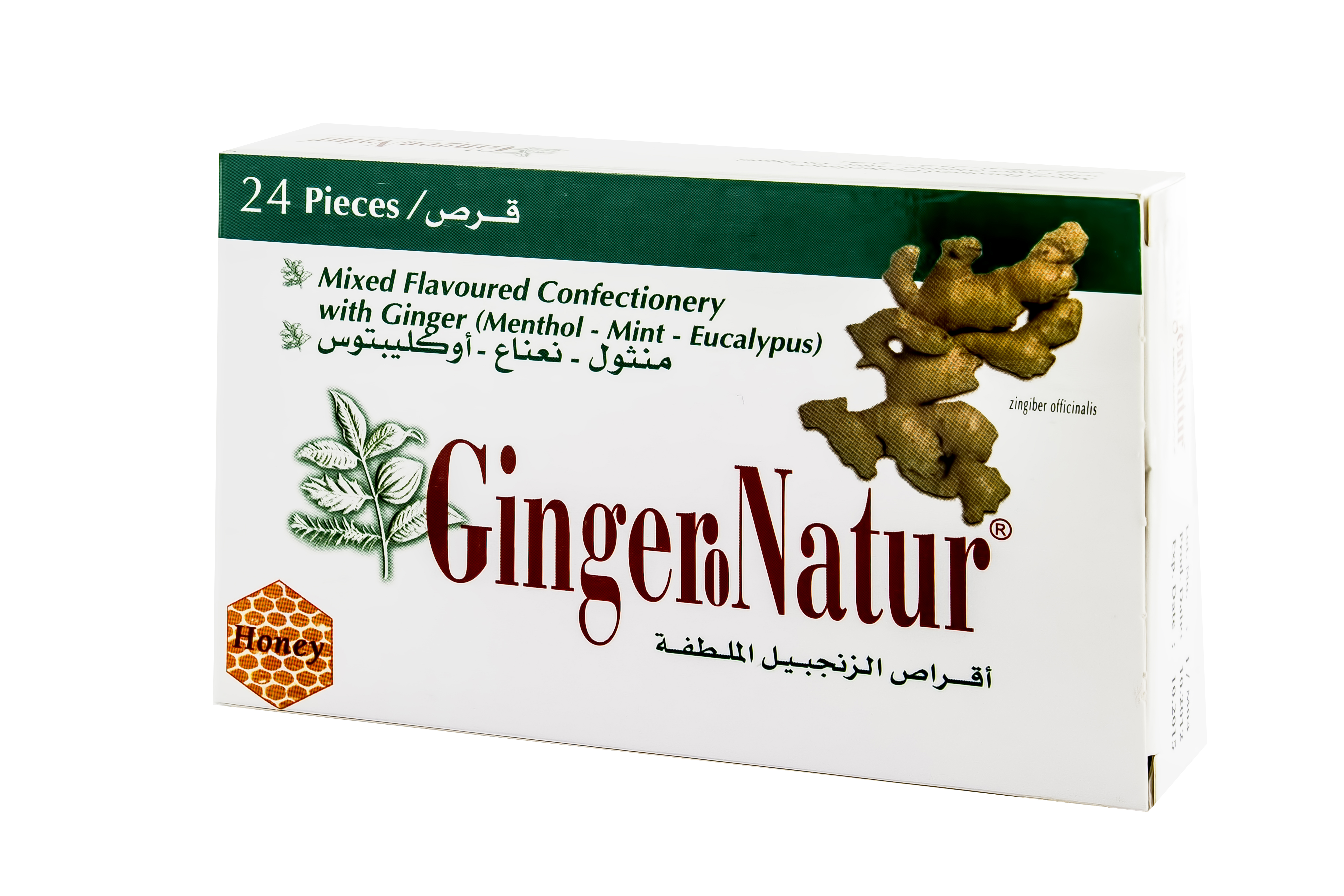 Gingero Natur Her.-Zengjefil- Pastile herbale me xhenxhefil për fyt