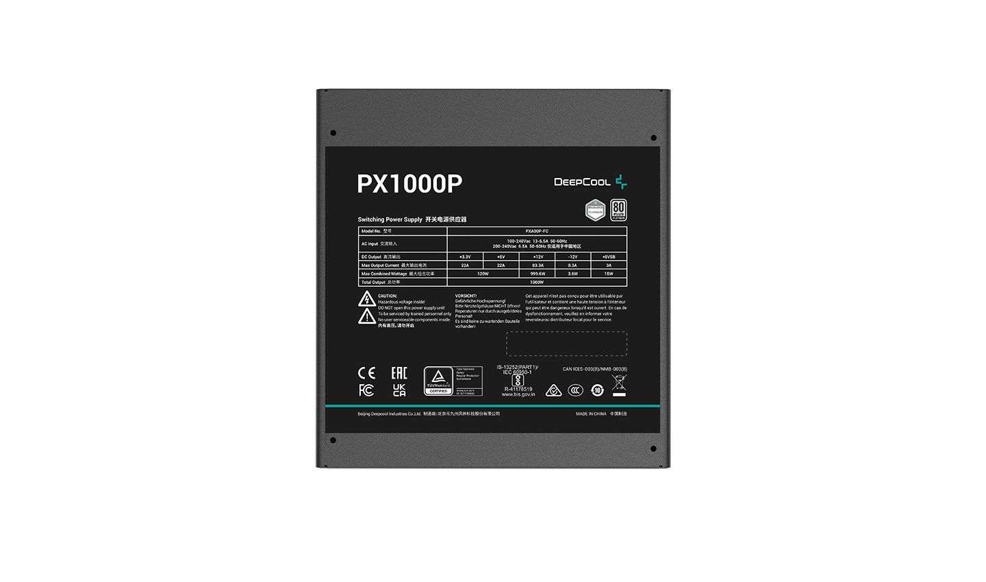 Burim energjie Deepcool PX1000P R-PXA00P-FC0B-EU , 1000W