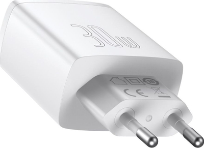 Karikues Baseus CCXJ-E02 2x USB-A 1x USB-C 3 A, i bardhë
