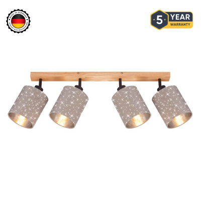 Spote Briloner, 65cm, 4x exkl., E27, 25W, taupe