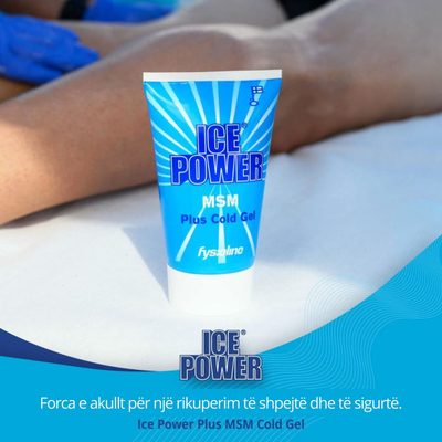 Ice Power MSM Plus Cold Gel, 200 ml, Xhel i ftohtë