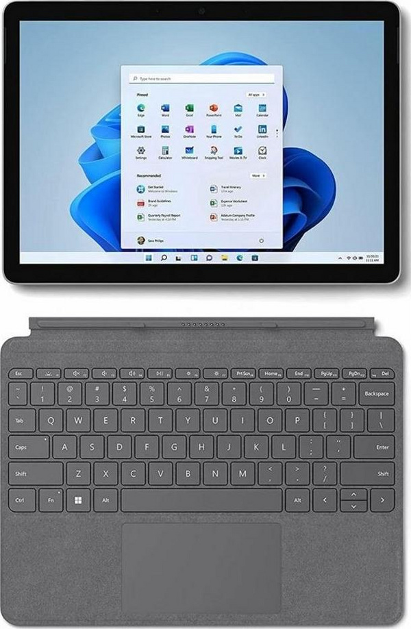 Tablet Microsoft Surface Go 3, 10.5'', Intel Core i3-10100Y, 128GB RAM, i argjendtë