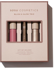 Set kozmetik SOSU Cosmetics Blush & Glow Trio