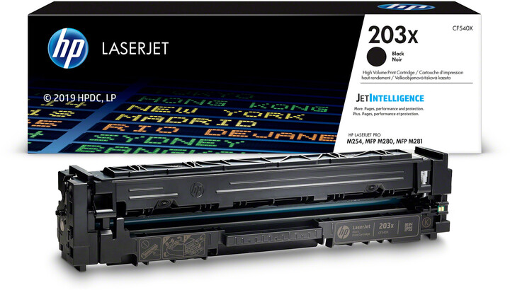 Toner për printer HP CF540X no. 203X (3200 faqe), i zi