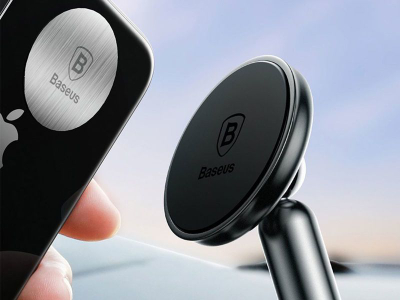 Mbajtëse telefoni Baseus Magnetic SUYZD-01, e zezë