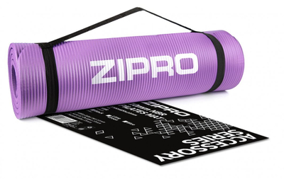 Shtresë fitnesi Zipro, 180 cm x 60 cm x 1 cm, vjollcë