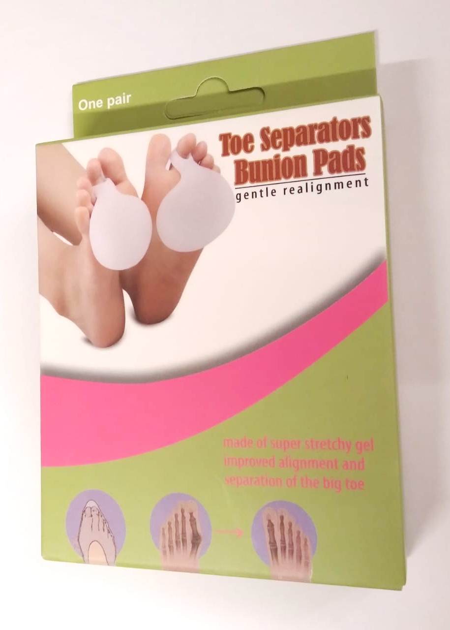 Ndarës i gishtërinjëve të këmbës NGK Top Separators Bunion Pads, 1 palë Ndarës i gishtërinjëve të këmbës NGK Top Separators Bunion Pads, 1 palë