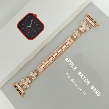 Rrip për Apple Watch Carrok RAWG20, 42/44/45/49 mm, rozë/artë