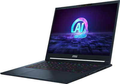 Лаптоп MSI Stealth 14 AI, 14" 120 Hz, Intel Core Ultra 7, 32 GB RAM, 1 TB SSD, NVIDIA GeForce RTX 4060