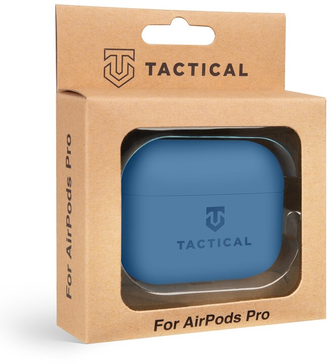 Mbrojtëse Tactical Velvet Smoothie për Apple AirPods Pro, e kaltër