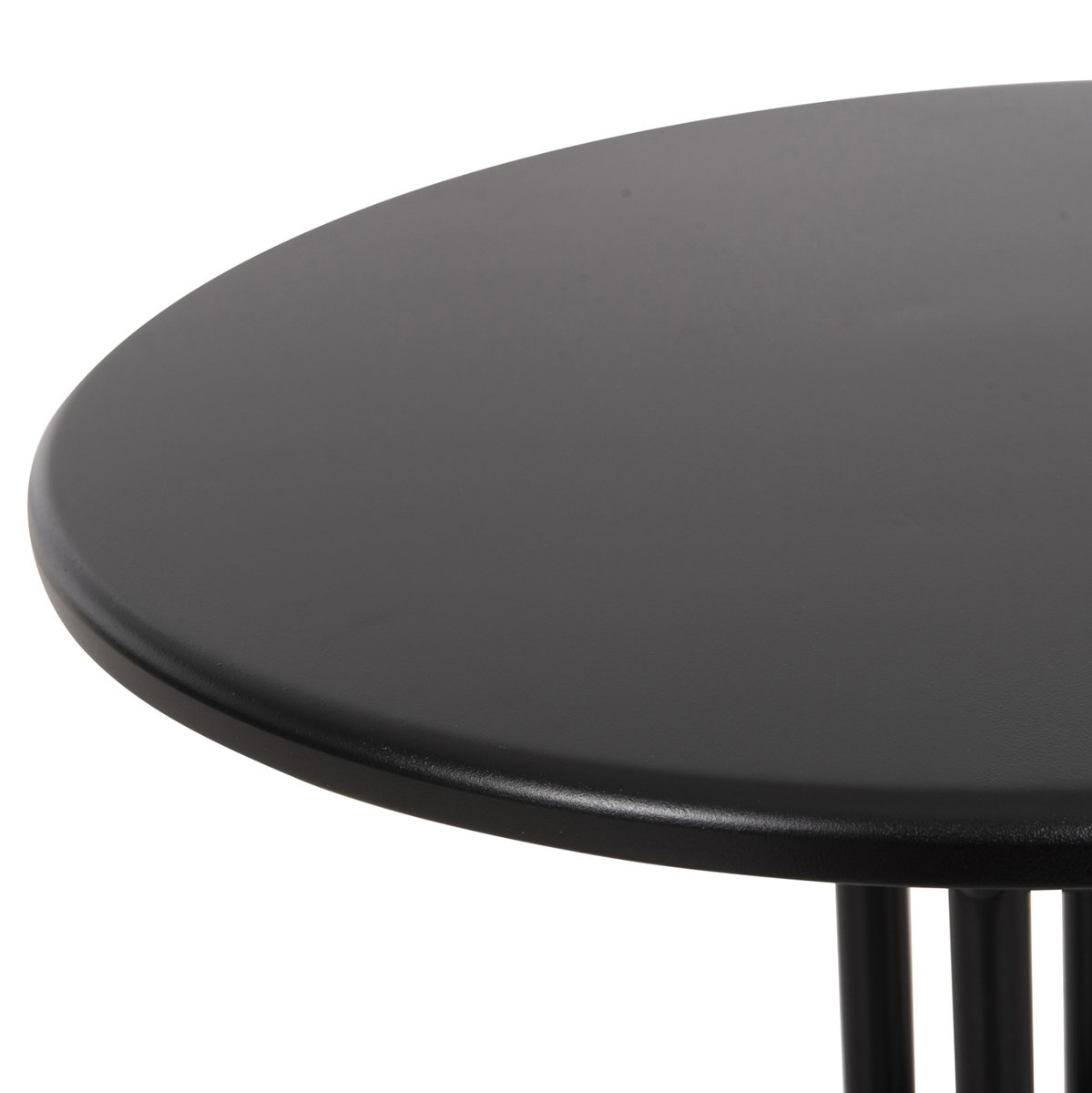 Tavolinë e rrumbullakët Black Φ60×70 Hcm (HM5973.03), zezë