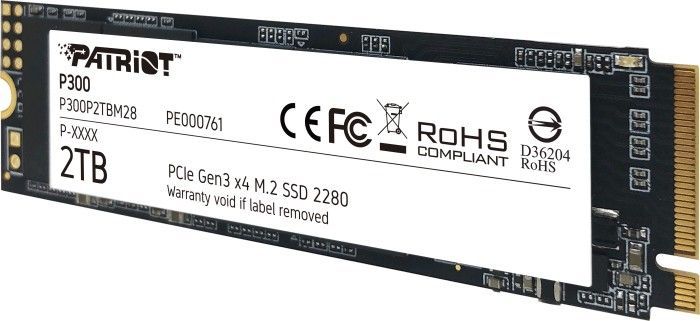 Disk SSD Patriot P300 2TB M.2 2280 PCI-E x4 Gen3 NVMe (P300P2TBM28)