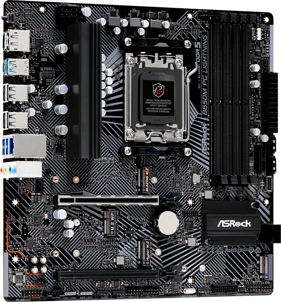 Pllakë Amë ASRock B650M PG LIGHTNING