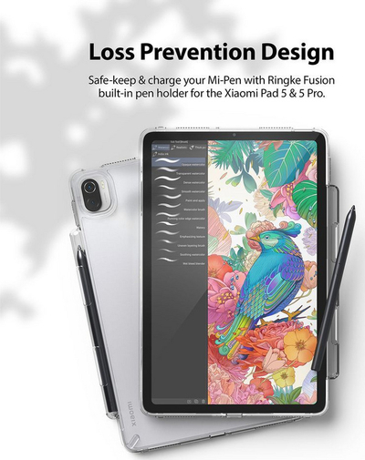 Mbështjellës për Tablet Ringke Ringke Fusion Case with Gel Frame Xiaomi Mi Pad 5 Pro / Mi Pad 5 (F582R53), i zi