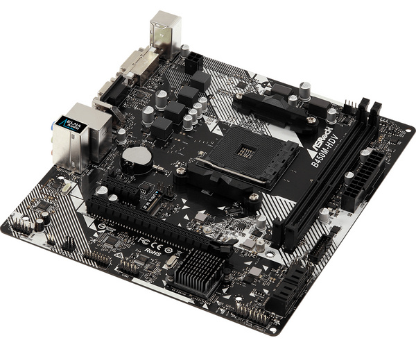 Матична плоча Asrock B450M-HDV R4.0 AMD B450 Socket AM4 micro ATX