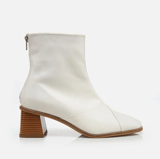 Gjysëm çizme lëkurë origjinale, 36 / Beige