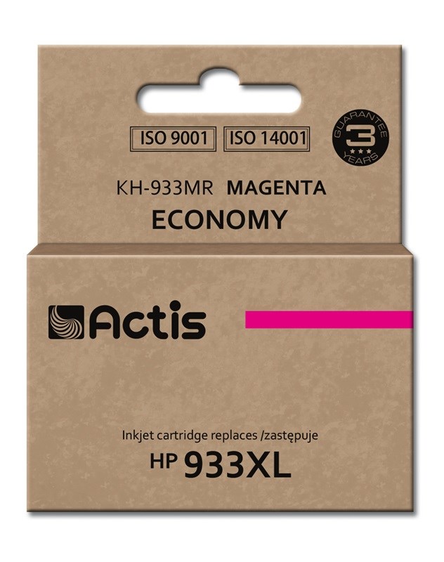Ngjyrë për printer Actis KH-933MR (zëvendësim për HP 933XL CN055AE), 13 ml, vjollcë Ngjyrë për printer Actis KH-933MR (zëvendësim për HP 933XL CN055AE), 13 ml, vjollcë