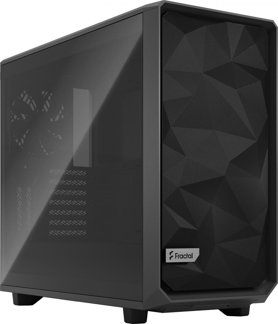 Kasë Fractal Design Meshify 2 TG Light Tint, e hirtë, Midi Tower