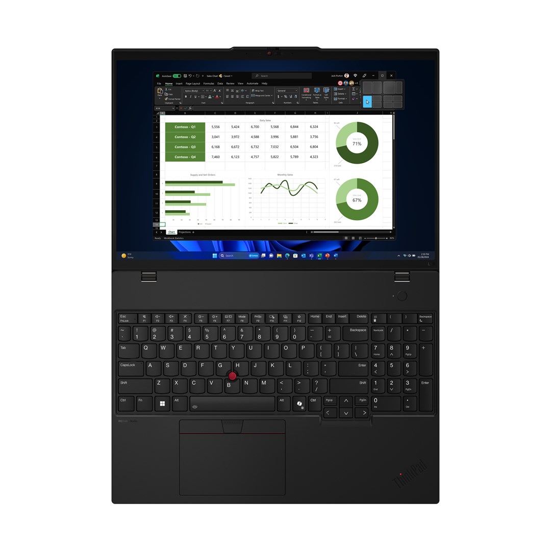 Laptop Lenovo ThinkPad L16, 16", Intel Core Ultra 7 155U, 16GB RAM, 512GB SSD, i zi