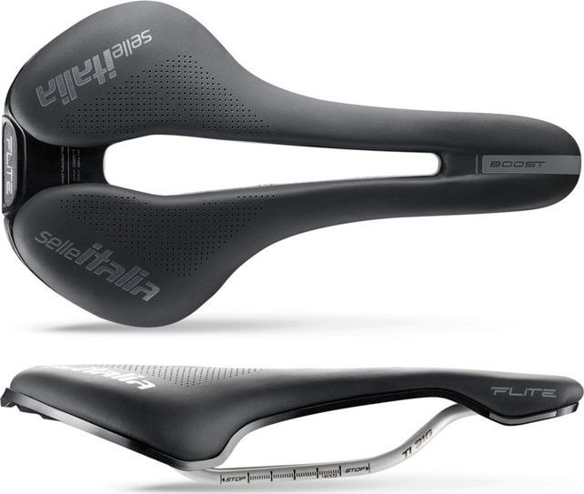 Shalë për biçikletë Selle Italia FLITE BOOST SUPERFLOW S, e zezë