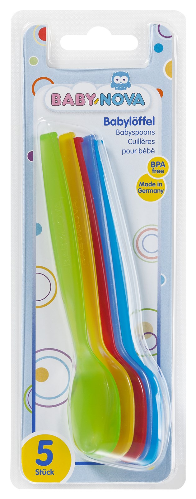 Lugë për bebe Baby Nova, 5 copë