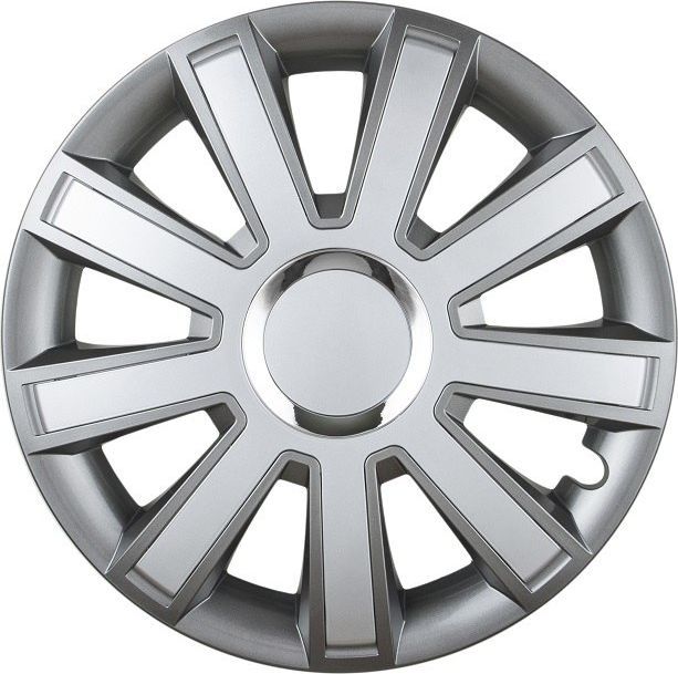 Kapak gome për makinë Hubcap, 16", i argjendtë