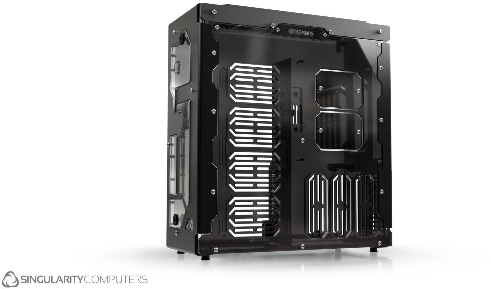 Kути за компјутер Singularity Computers Stream S ITX, Mini ITX, за ...