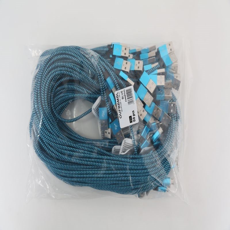 Kabllo Omega Micro USB, 2A, 1m, e kaltër (44190)
