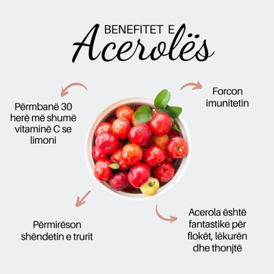 Salus - ACEROLA, 200 ml,  Vitaminë C 100% natyrale