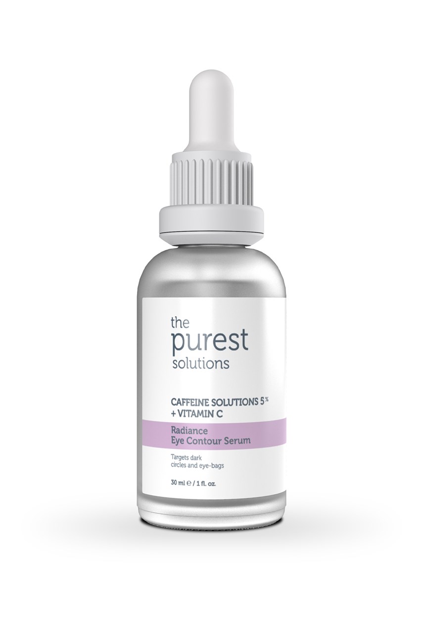 Serum për konturin e syve Radiance -The Purest Solutions Solucion kafeine 5% + vitaminë C, 30 ml