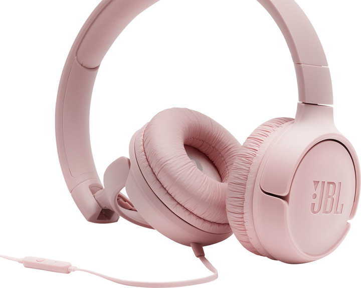 Kufje JBL Tune 500, rozë