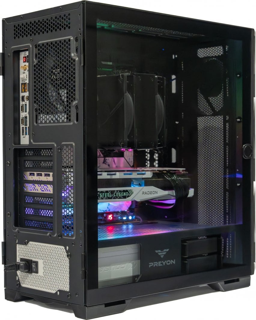 Kompjuter PREYON Nest PRO 800, Intel Core i5-14400F, 32GB RAM, 512 GB M.2 PCIe, RTX 4060, i zi