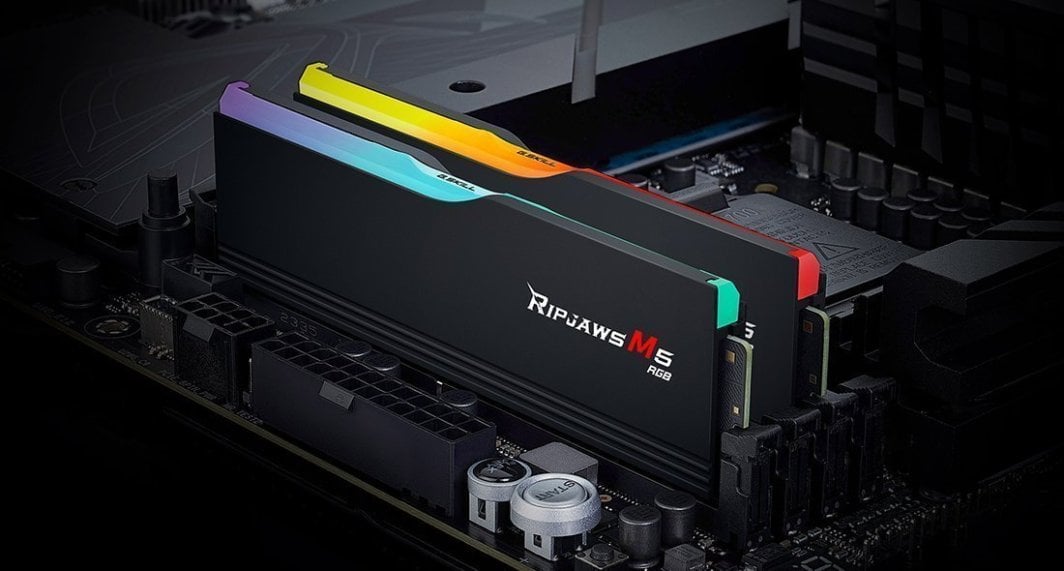 Memorie G.Skill Ripjaws M5 RGB, DDR5, 96 GB, 6400 MHz, CL32, F5-6400J3239F48GX2-RM5RK