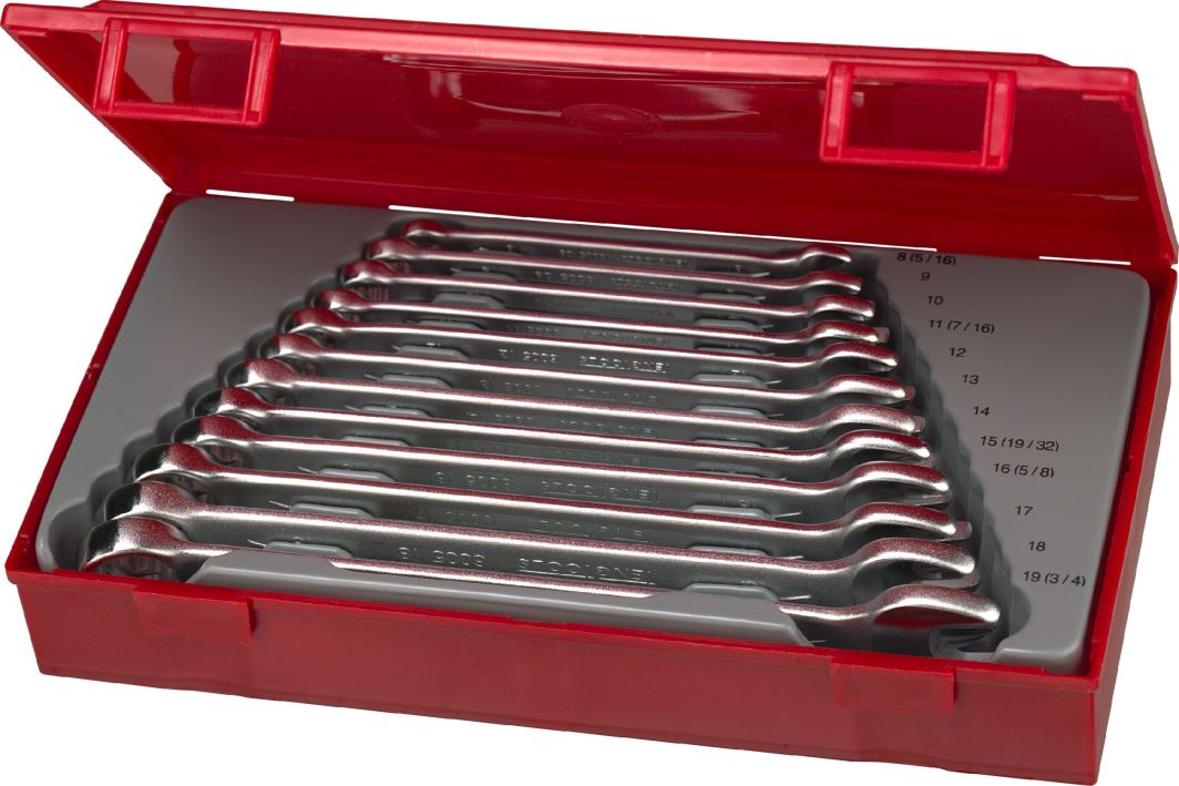 Çelësa Teng Tools, 8 - 19 mm, 12 copë