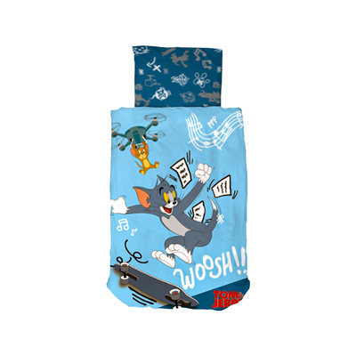 Këllëf jorgani dhe jastëku Tom and Jerry